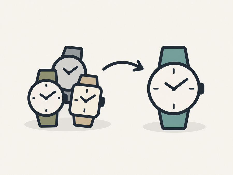 From collecting watches to making a watch